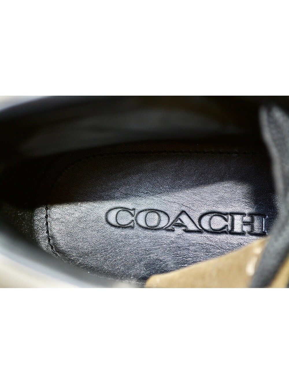 Coach Mens HI-Top G1420 Sz 9D Leather Suede - Picture 7 of 8